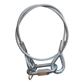 Showgear Veiligheidskabel Ø 5mm 60cm