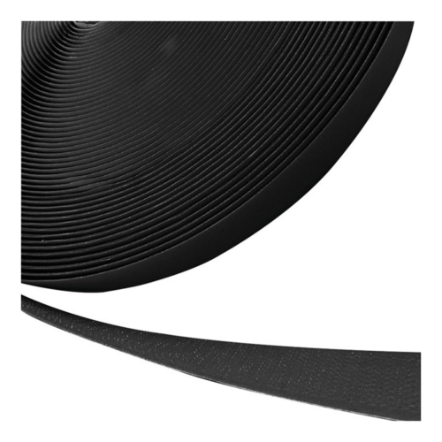 Showgear Klittenband haakdeel 25m x 20mm zelfklevend zwart