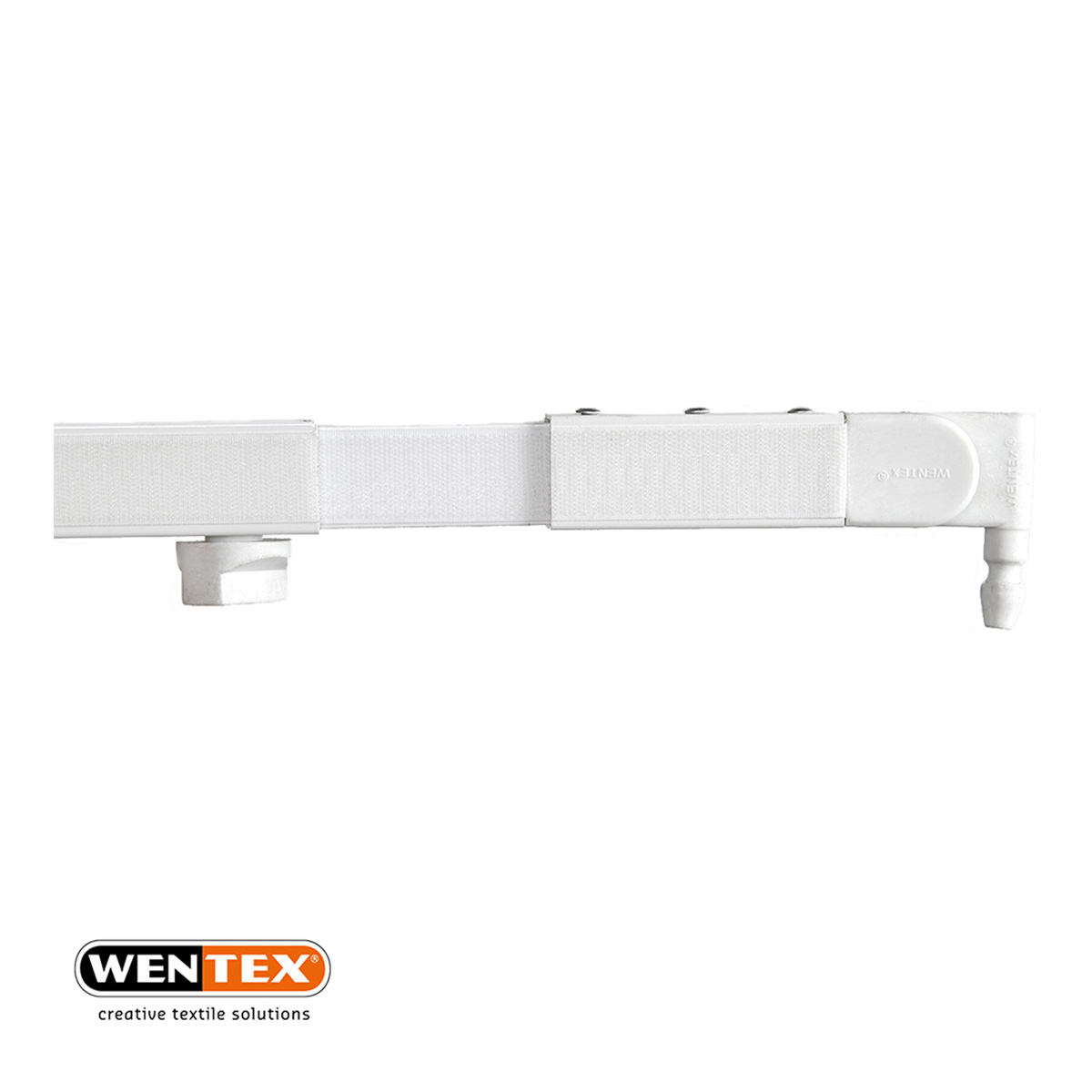 WENTEX® Pipe & Drape Telescoop ophangbuis 120 - 180 cm - wit