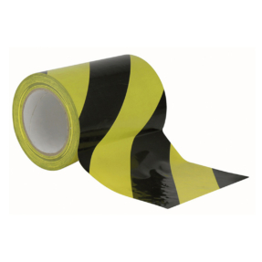 Showgear Vloermarkering Tape 33m rol 150mm zwart/geel Showgear Vloermarkering Tape 33m rol 150mm zwart/geel