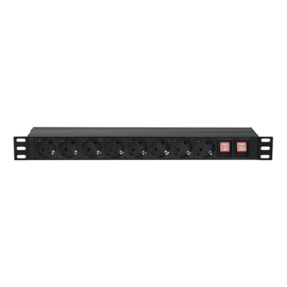 Showgear stroomverdeler naar 16x Schuko - 19 inch 1HE