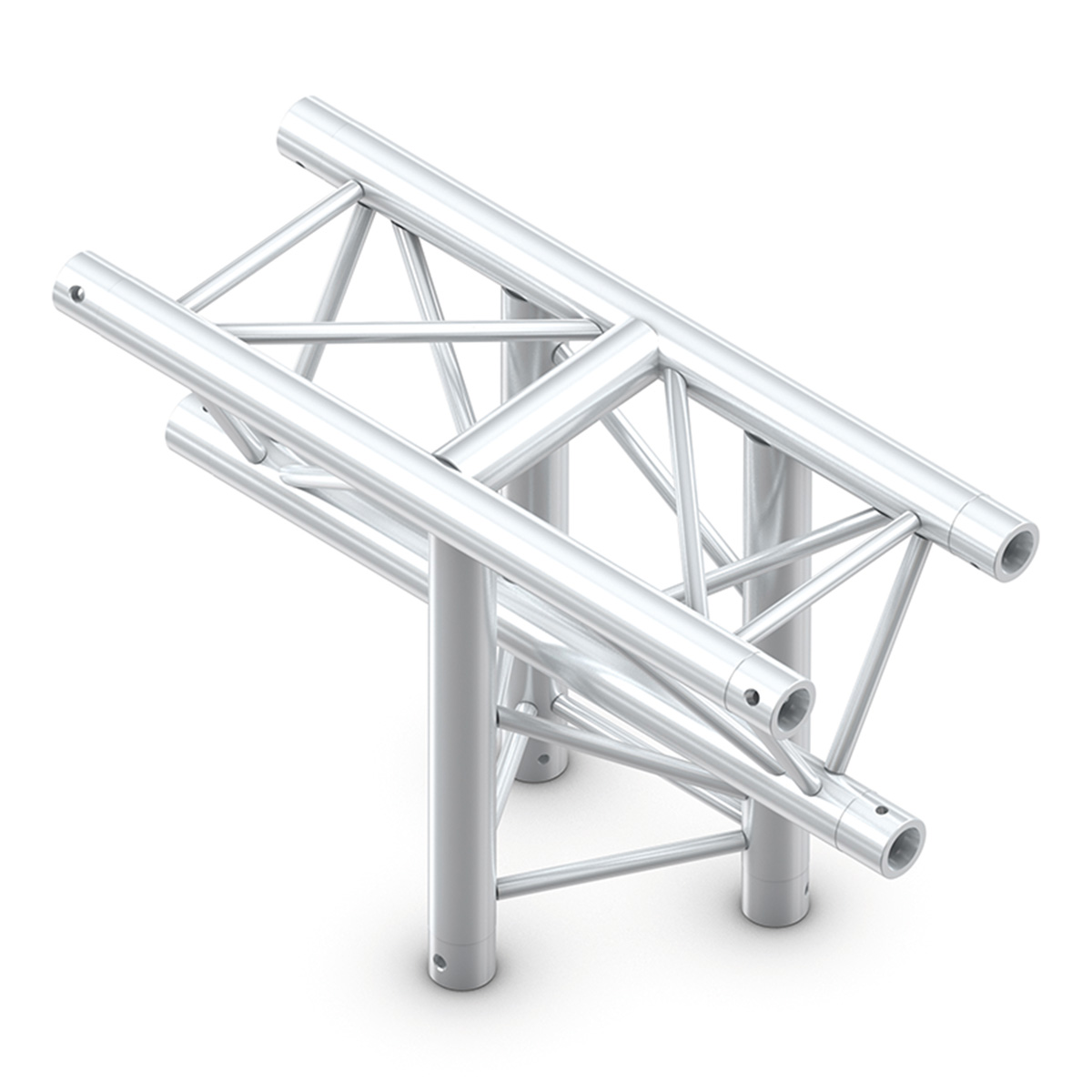 Milos ATB35 truss driehoek 3-weg t-stuk verticaal apex down Milos ATB35 truss driehoek 3-weg t-stuk verticaal apex down