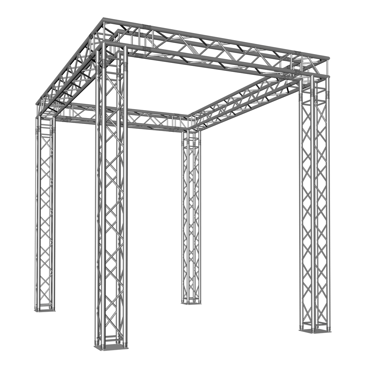 FORTEX FX34 vierkant truss beursstand carré 4x3x3,5 m FORTEX FX34 vierkant truss beursstand carré 4x3x3,5 m