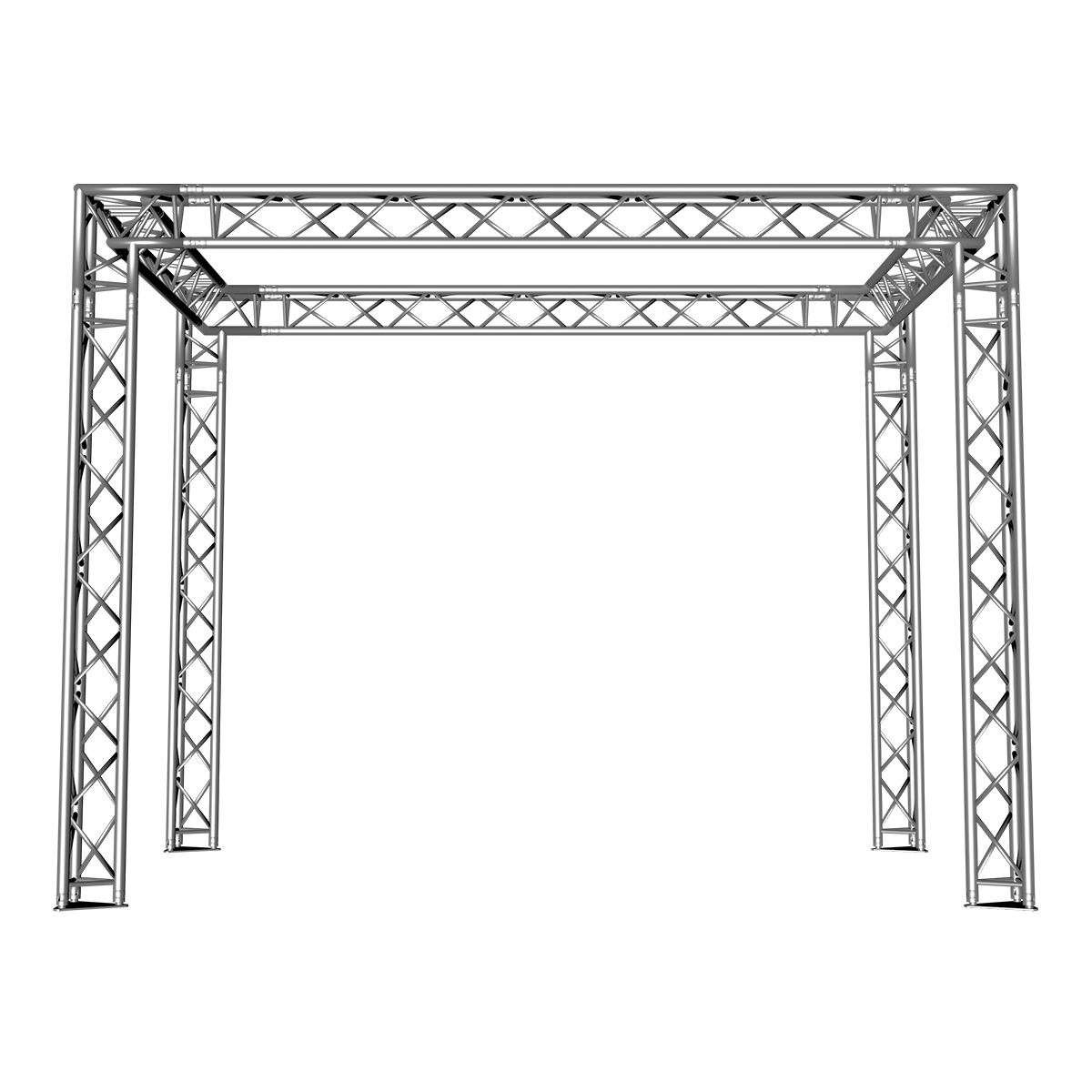 FORTEX FX33 driehoek truss beursstand carré 4x3x3 m FORTEX FX33 driehoek truss beursstand carré 4x3x3 m