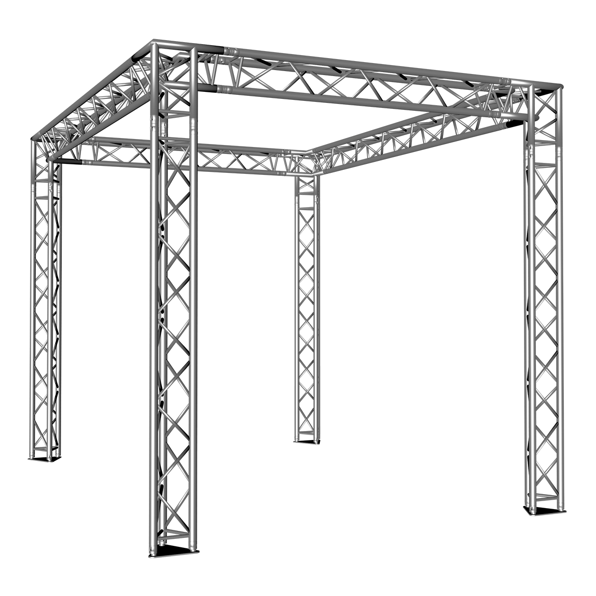 FORTEX FX33 driehoek truss beursstand carré 4x3x3 m FORTEX FX33 driehoek truss beursstand carré 4x3x3 m