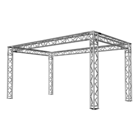 Milos ATB35 truss driehoek 3-weg t-stuk verticaal apex down