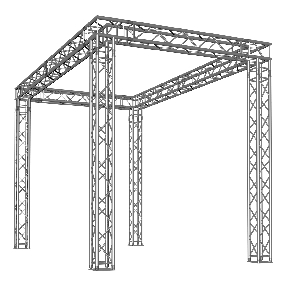 FORTEX FX34 vierkant truss beursstand carré 5x3x3,5 m FORTEX FX34 vierkant truss beursstand carré 5x3x3,5 m