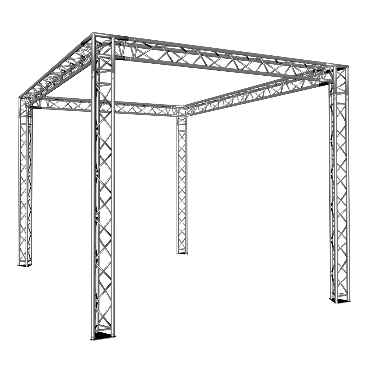FORTEX FX33 driehoek truss beursstand carré 5x4x3,5 m FORTEX FX33 driehoek truss beursstand carré 5x4x3,5 m