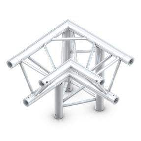 Milos ALU33 truss driehoek 3-weg hoek rechts apex down