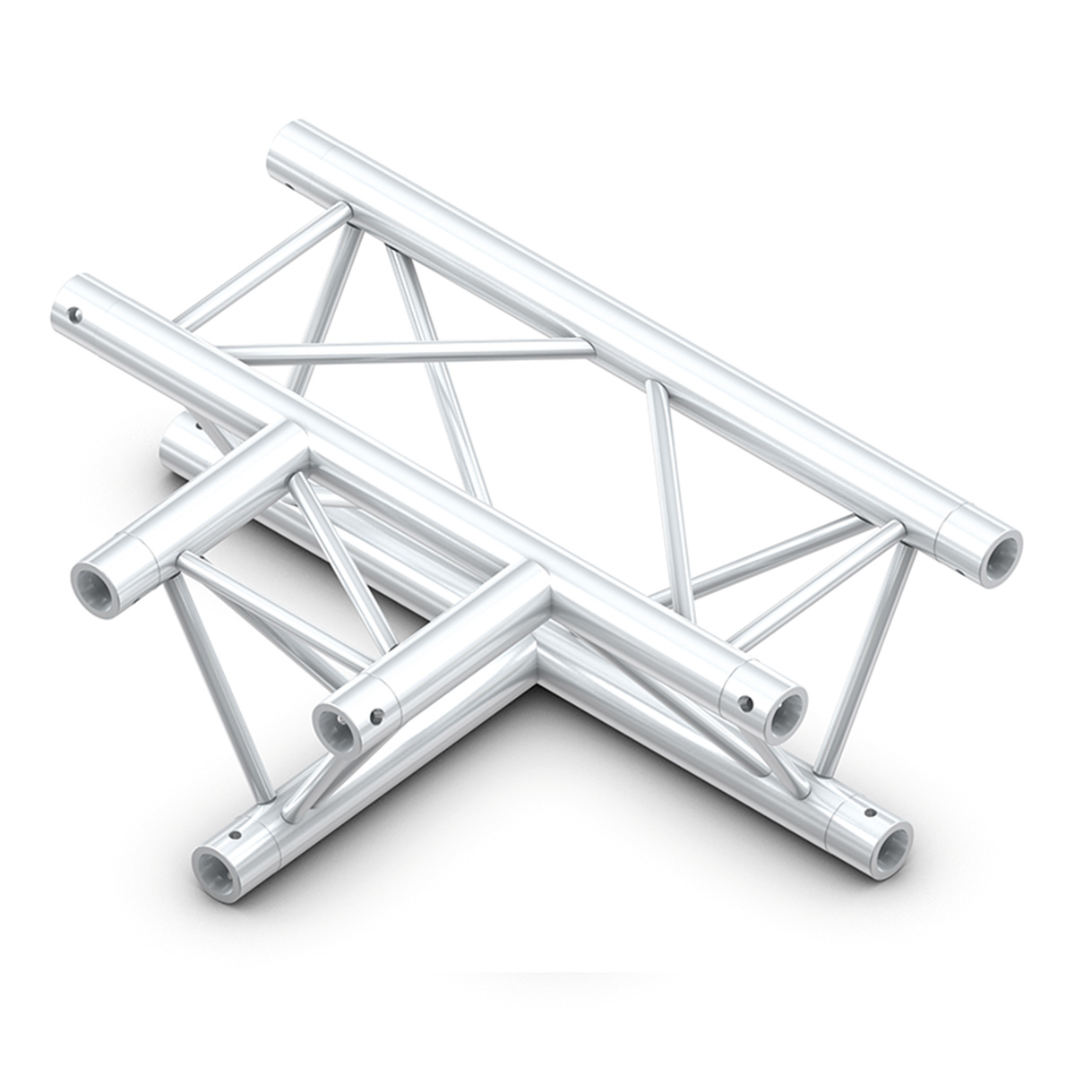 Milos ATU36 truss driehoek 3-weg t-stuk horizontaal Milos ATU36 truss driehoek 3-weg t-stuk horizontaal