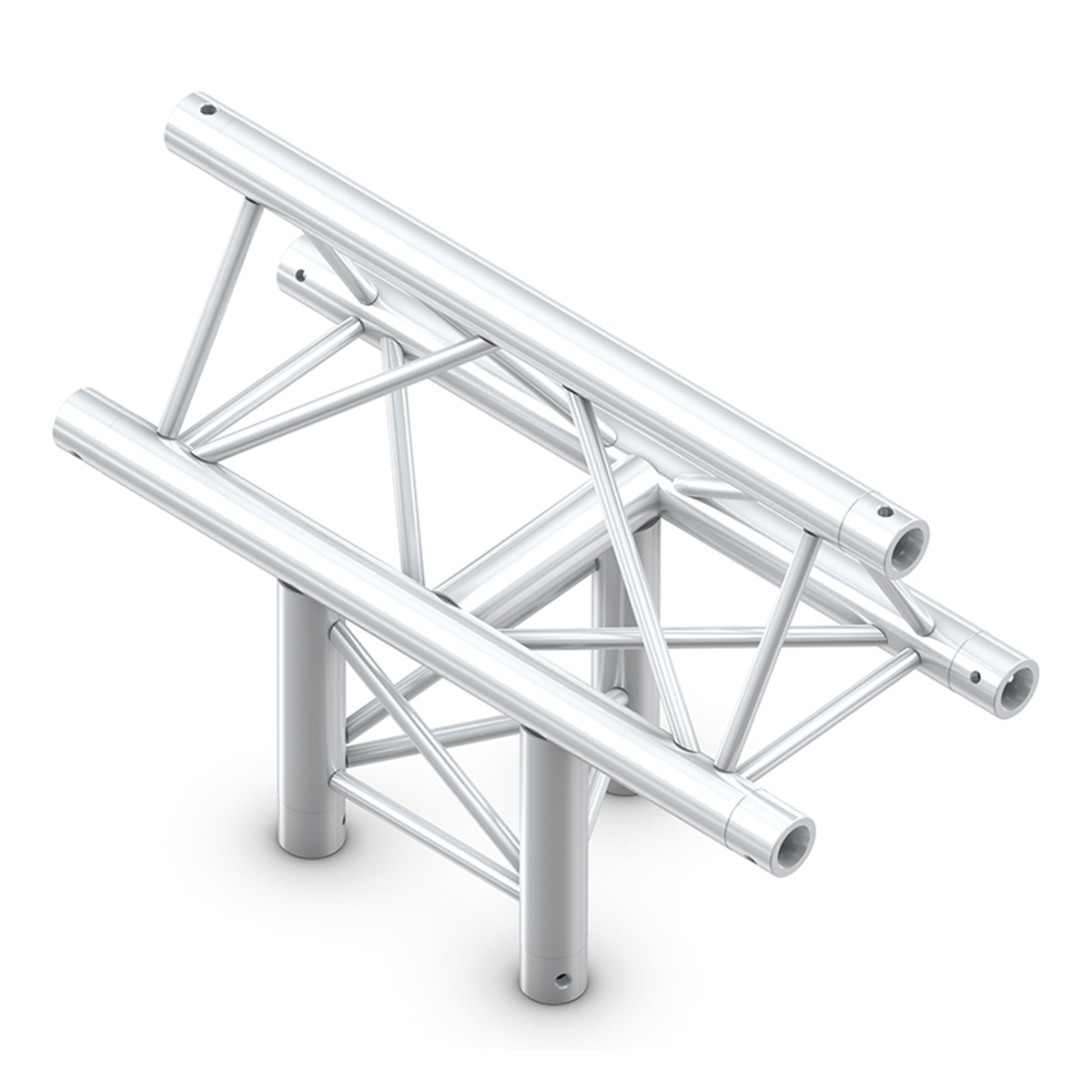 Milos ATU35 truss driehoek 3-weg t-stuk verticaal Milos ATU35 truss driehoek 3-weg t-stuk verticaal