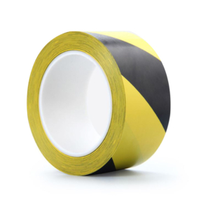 Showtec Vloermarkering Tape 33m rol 50mm geel/zwart