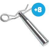 Milos truss conische slagpin + borgveer