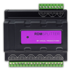 Visual Productions DMX splitter RDM screw