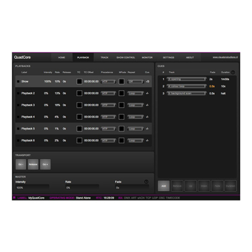 Visual Productions QuadCore lichtcontroller incl. CueluxPro Software 2048ch