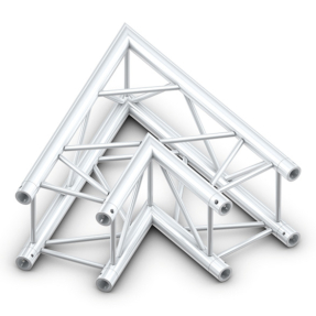 Milos QCF20 truss vierkant 60 graden 2-weg hoek