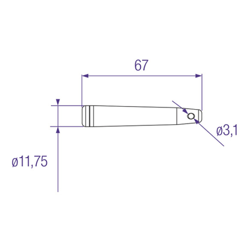 Prolyte truss CCS6-603 30/40 conische slagpin