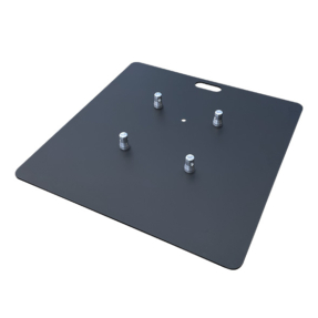 Universele truss baseplate staal 73 x 73 cm - 6mm dik zwart