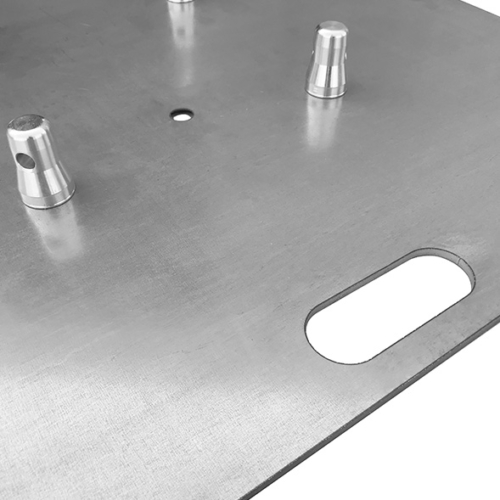 Universele truss baseplate staal 73 x 73 cm - 6mm dik