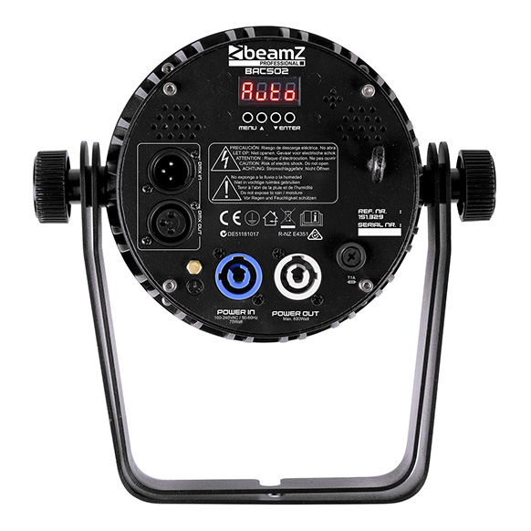 BeamZ Professional BAC500 Aluminium LED ProPar RGBA-UV-CW/WW BeamZ Professional BAC500 Aluminium LED ProPar RGBA-UV-CW/WW