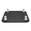Baseplate voor Global Truss F34 vierkant truss zwart