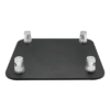 Baseplate voor Milos QTB vierkant truss zwart