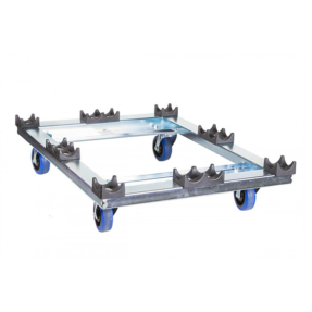 Admiral dolly Strong Boy combi 4x 100mm zwenkwiel met rem