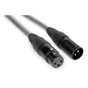 Admiral DMX kabel 3-pin XLR 120 ohm 0.5m zwart