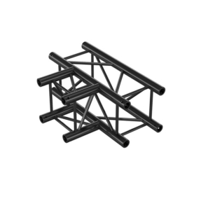 Milos QTF35 truss vierkant 3-weg t-stuk zwart