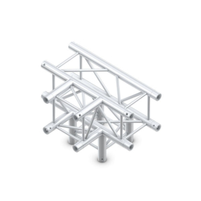 #Milos QLU40 truss vierkant 4-weg t-stuk zwart