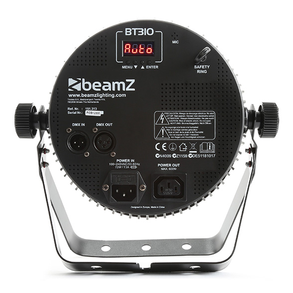 BeamZ Professional BT310 LED Par RGBA BeamZ Professional BT310 LED Par RGBA