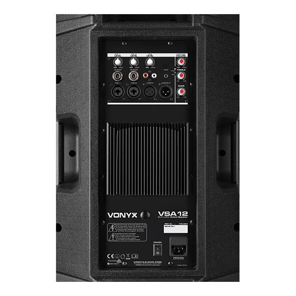 VONYX VSA 12 - Actieve draagbare speaker met dubbele versterker - 12 inch 800W VONYX VSA 12 - Actieve draagbare speaker met dubbele versterker - 12 inch 800W