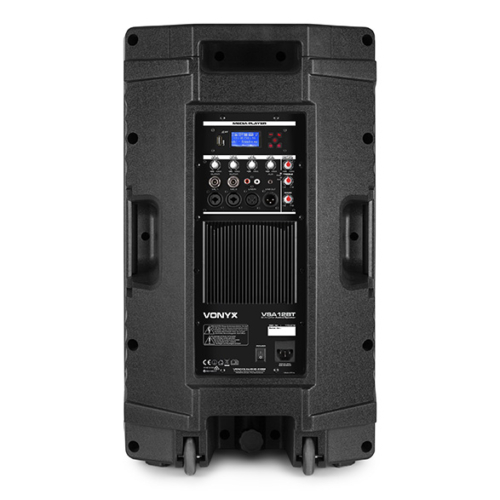 VONYX VSA 12BT - Actieve draagbare speaker met dubbele versterker - 12 inch 800W