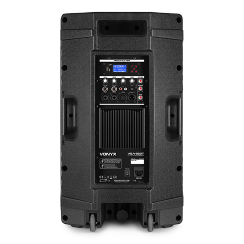 VONYX VSA 15BT - Actieve draagbare speaker met dubbele versterker - 15 inch 1000W