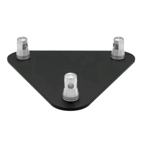 Baseplate voor Prolyte truss driehoek BASE-30D zwart