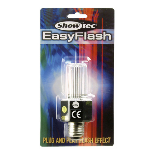 #Showtec Easy Flash E27 Slimline, wit