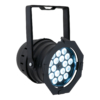 Showtec Q4-18 Par 64 LED spot - kort zwart