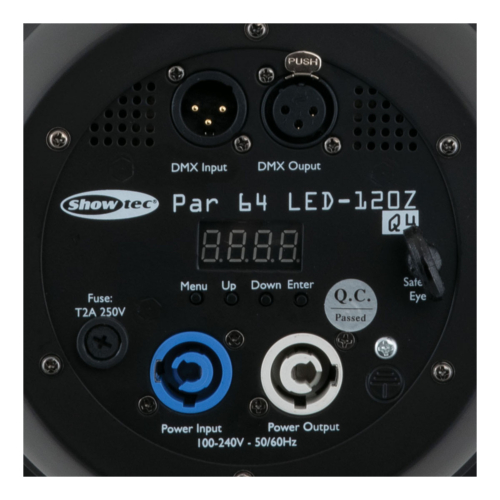 Showtec LED-120Z-Q4 Par 64 LED spot - RGBA