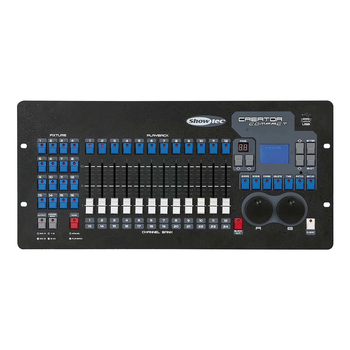 DISCONTINUED - Showtec Creator Compact Controller voor bewegende lichten DISCONTINUED - Showtec Creator Compact Controller voor bewegende lichten