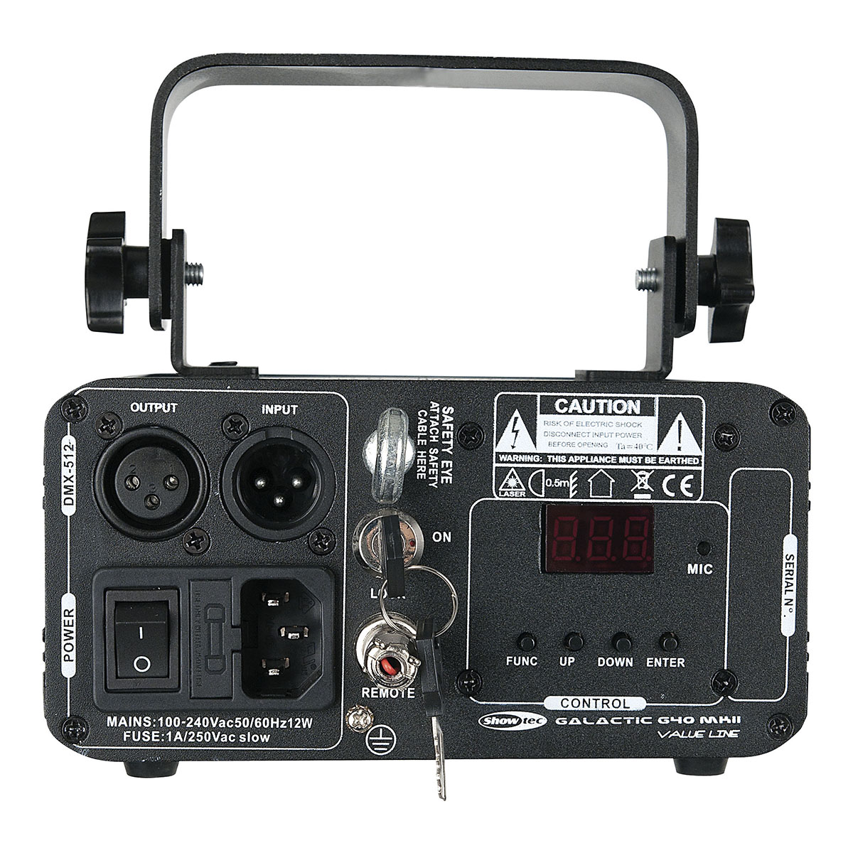 DISCONTINUED - #Showtec Galactic G40 MKII 40mW groene laser DISCONTINUED - #Showtec Galactic G40 MKII 40mW groene laser