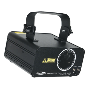 DISCONTINUED - Showtec Galactic RGY-140 MKII 140mW rode, groene, gele laser