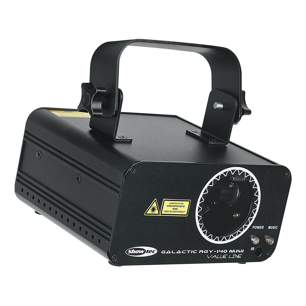 DISCONTINUED - Showtec Galactic RGY-140 MKII 140mW rode, groene, gele laser DISCONTINUED - Showtec Galactic RGY-140 MKII 140mW rode, groene, gele laser