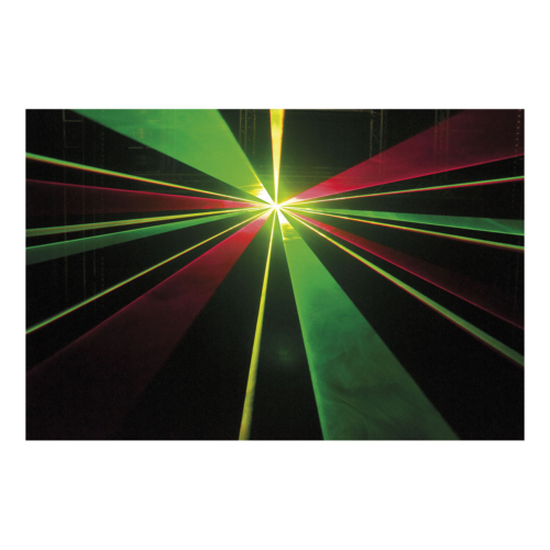 Showtec Galactic RGY-140 MKII 140mW rode, groene, gele laser