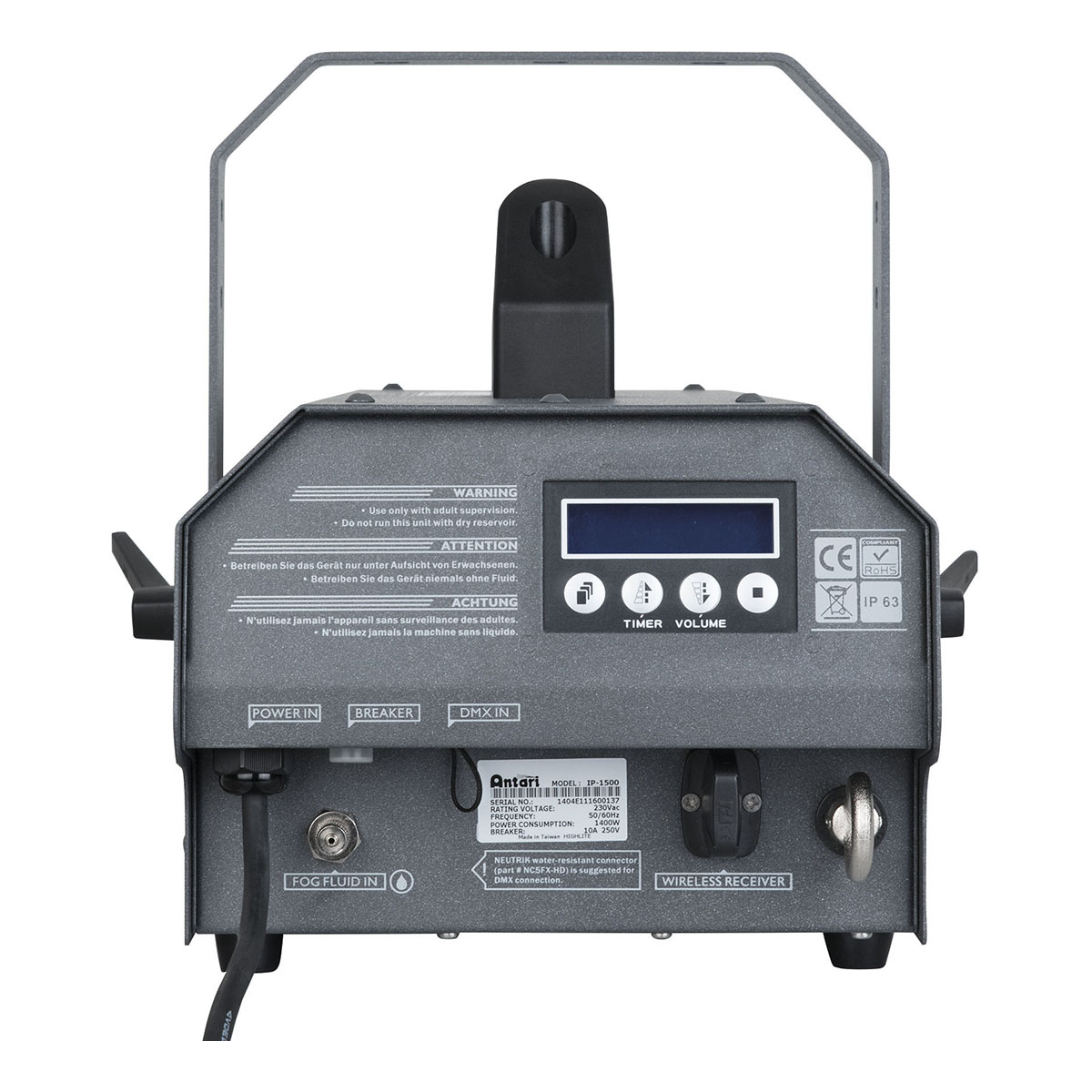 Antari IP-1500 Outdoor Rookmachine - 110V Antari IP-1500 Outdoor Rookmachine - 110V