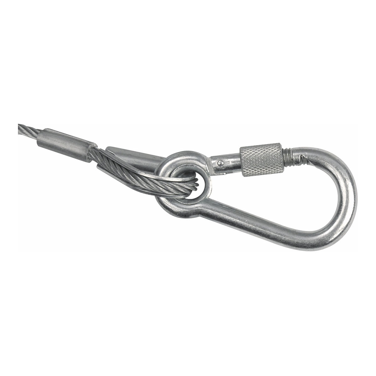 Showgear veiligheidskabel Ø 3mm - 60cm Showgear veiligheidskabel Ø 3mm - 60cm