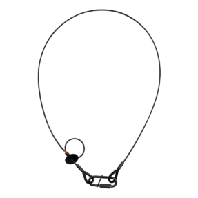 Saveking Veiligheidskabel Ø 3mm 100cm zwart