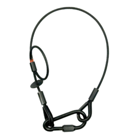 Saveking Veiligheidskabel Ø 5mm 60cm zwart