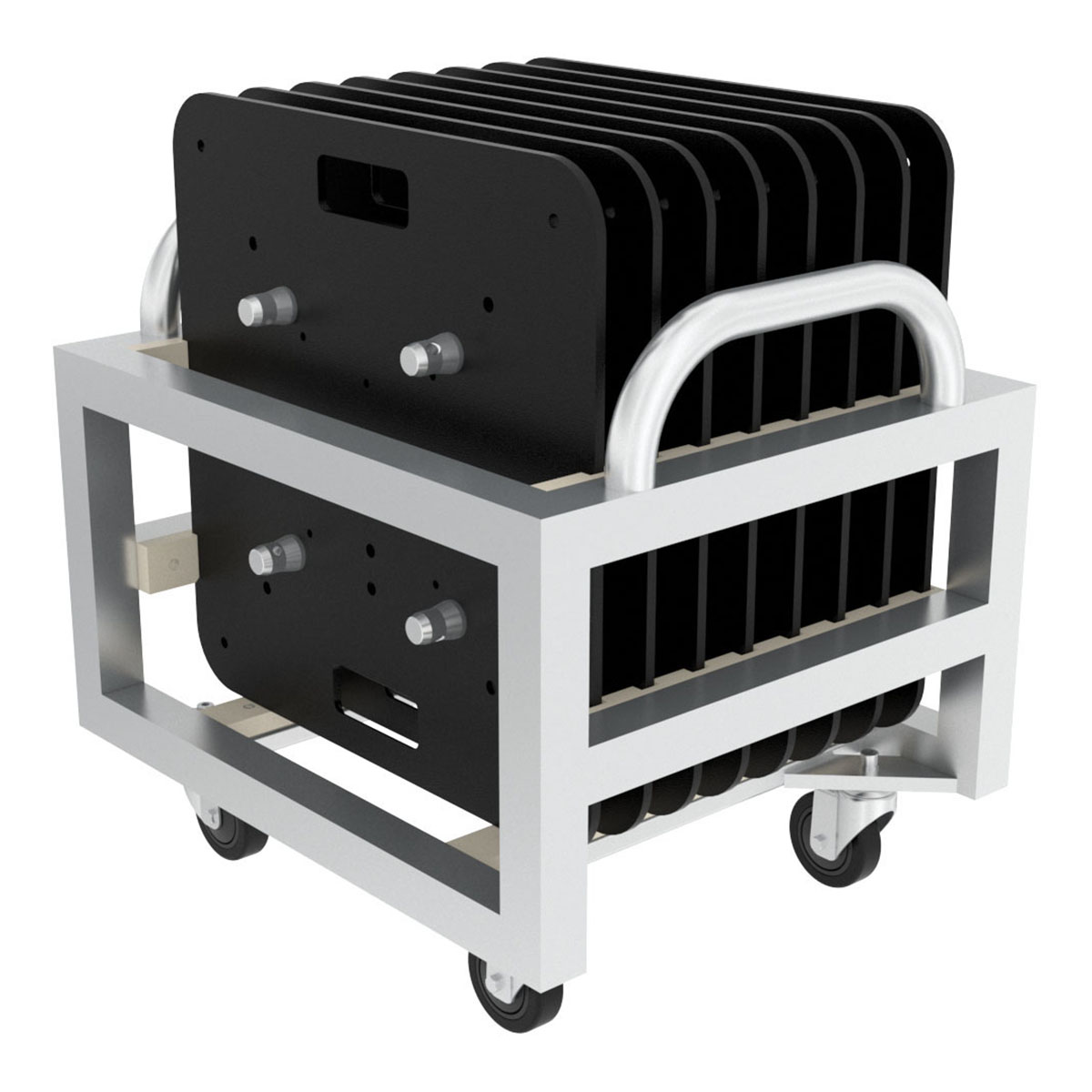 Milos Baseplate Trolley voor 8x 60x60cm baseplates Milos Baseplate Trolley voor 8x 60x60cm baseplates