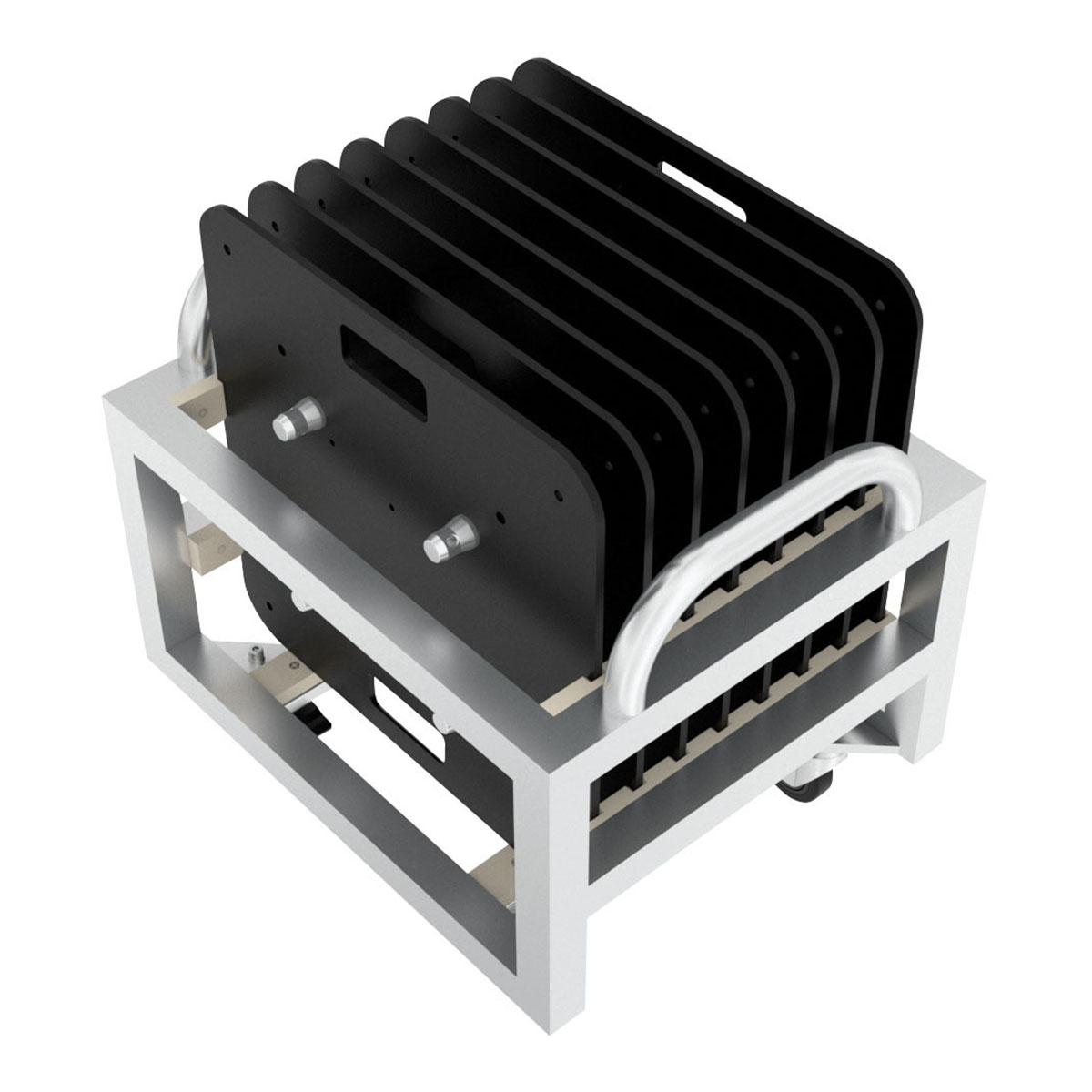 Milos Baseplate Trolley voor 8x 60x60cm baseplates Milos Baseplate Trolley voor 8x 60x60cm baseplates