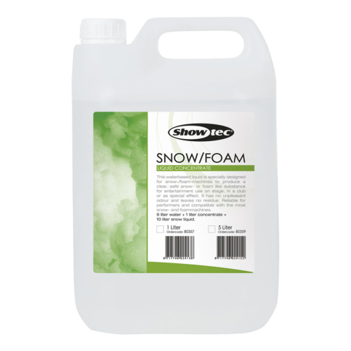 #Showtec Schuim/sneeuwvloeistof – 5L concentraat
